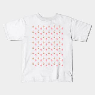 cupcake pattern Kids T-Shirt